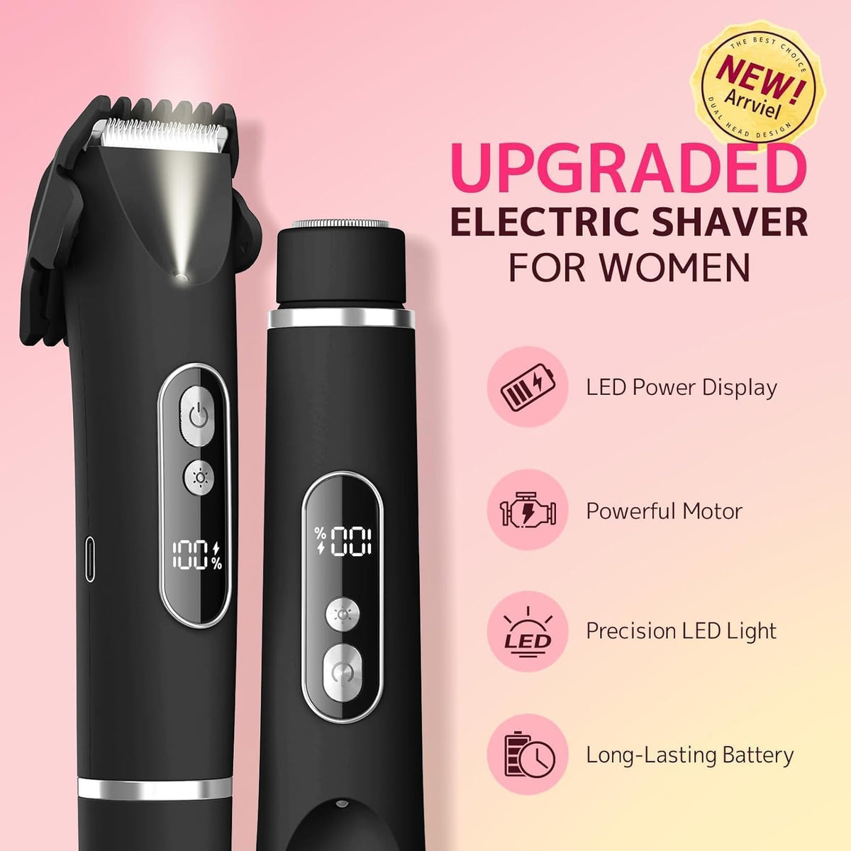 CoolHair Recortadora de bikini para mujer, maquinilla de afeitar el...