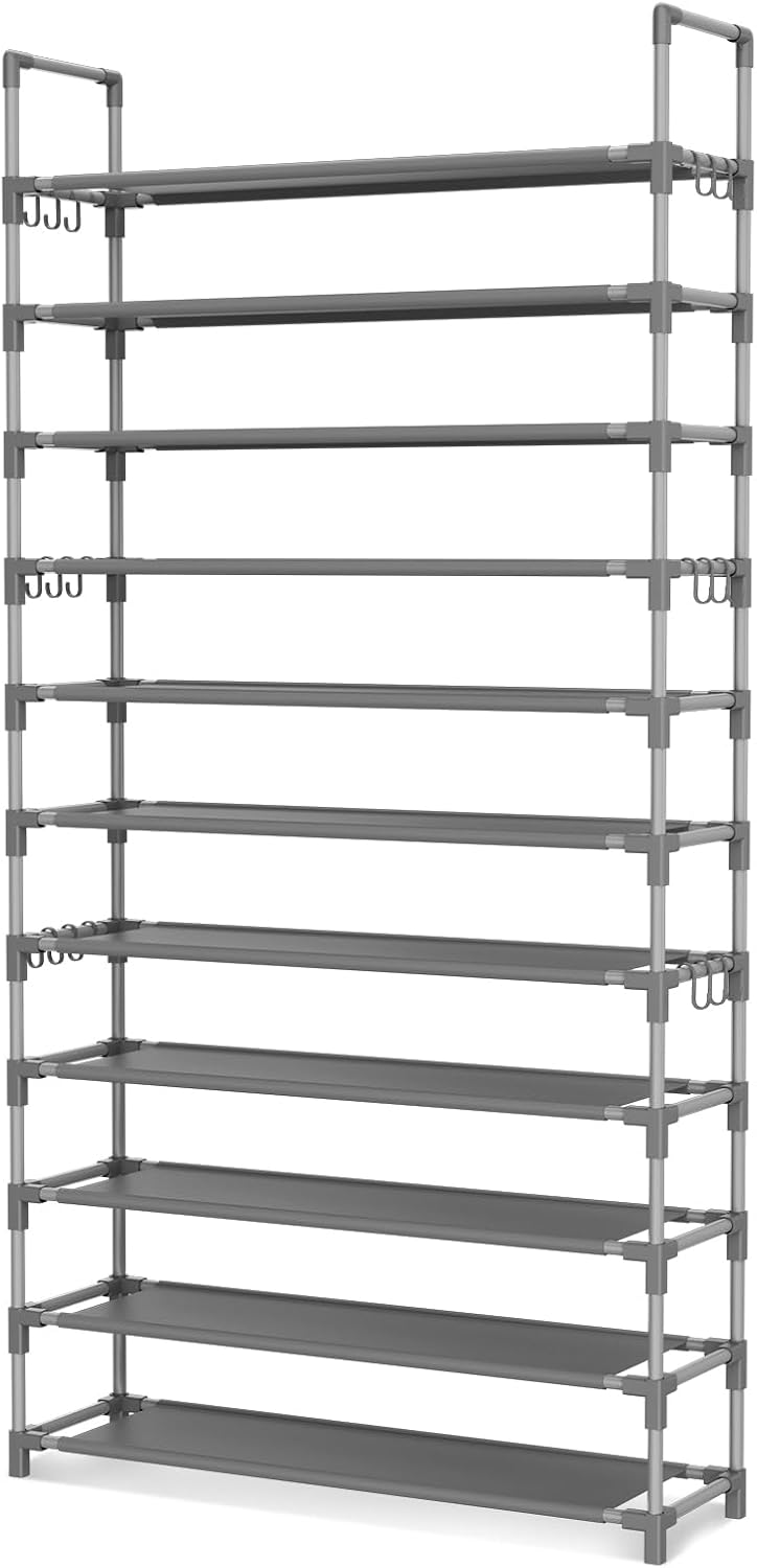 LANTEFUL - Estante alto de 11 niveles para zapatos con capacidad pa...