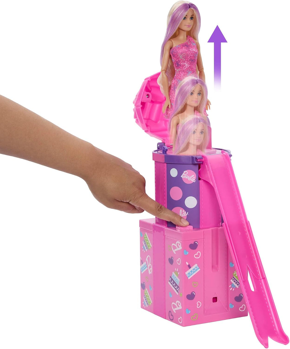 Barbie Muñeca y accesorios Rise & Surprise, serie de cumpleaños...