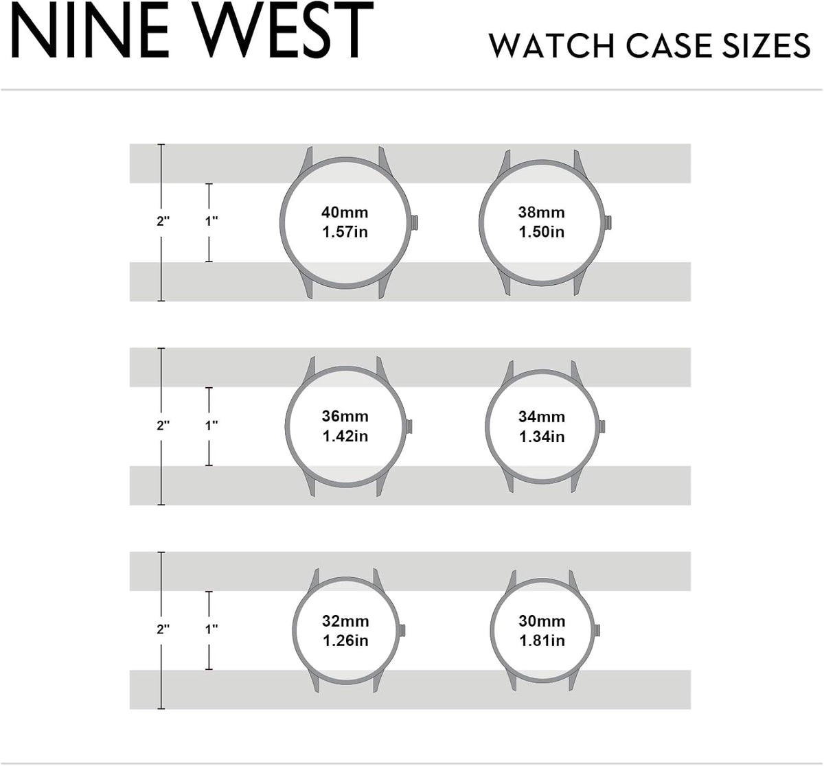 Nine West Reloj con correa para mujer