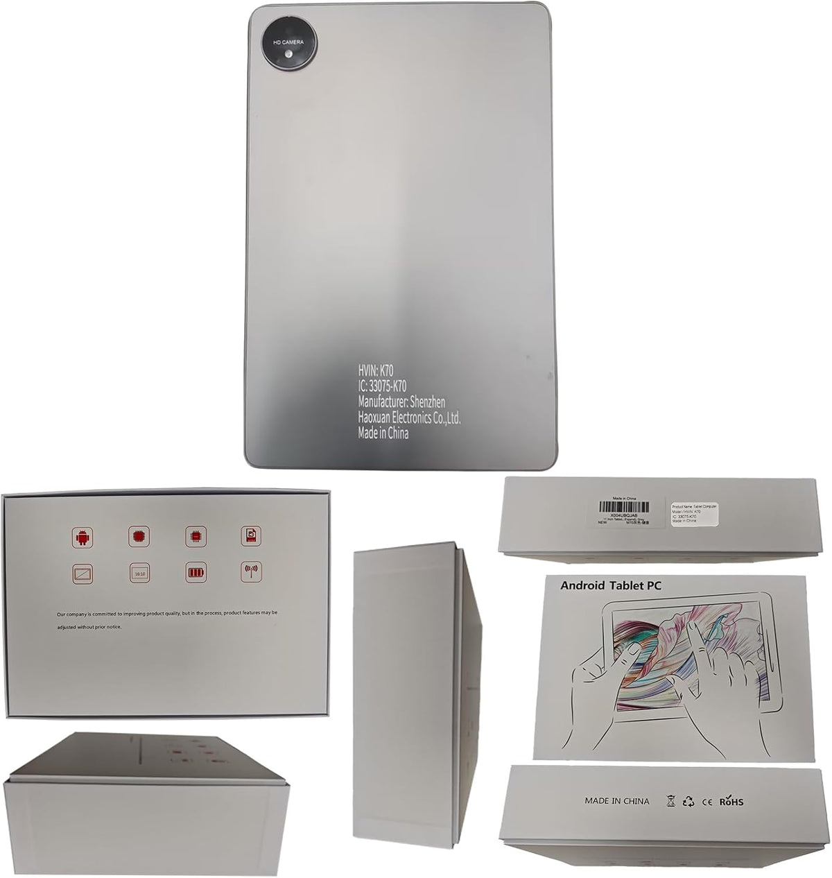 Tablet Android 16 de 11 pulgadas con Gemini AI, T7250 Octa-Core 24G...