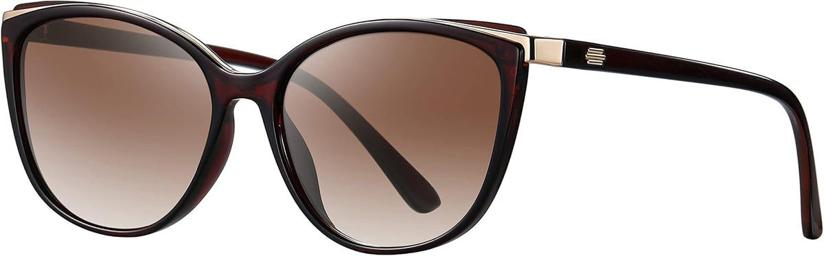 Colrea Gafas de Sol Modernas con Forma de Ojo de Gato para Mujer, E...