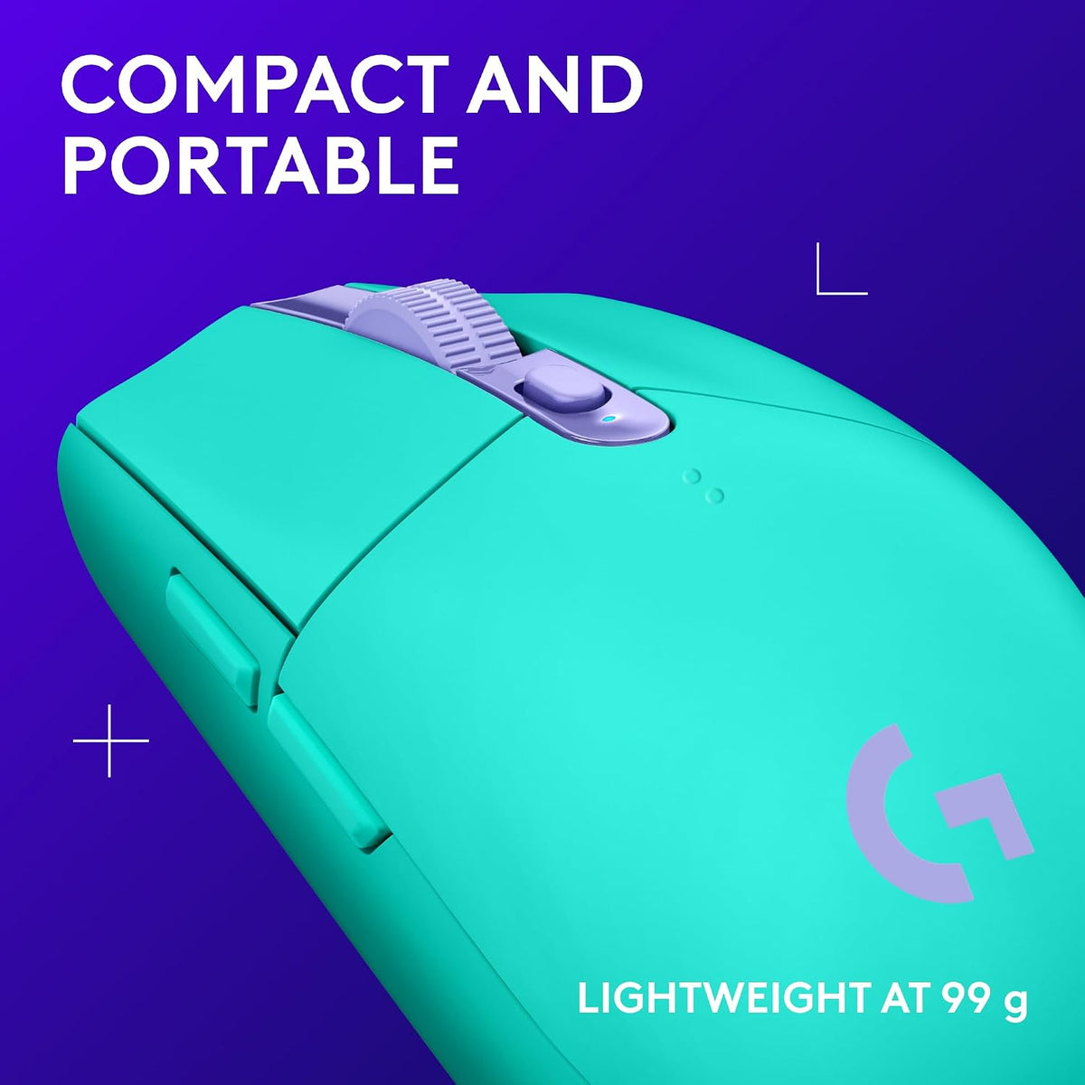 Logitech G Ratón inalámbrico para juegos 305 Lightspeed - Menta | 1...