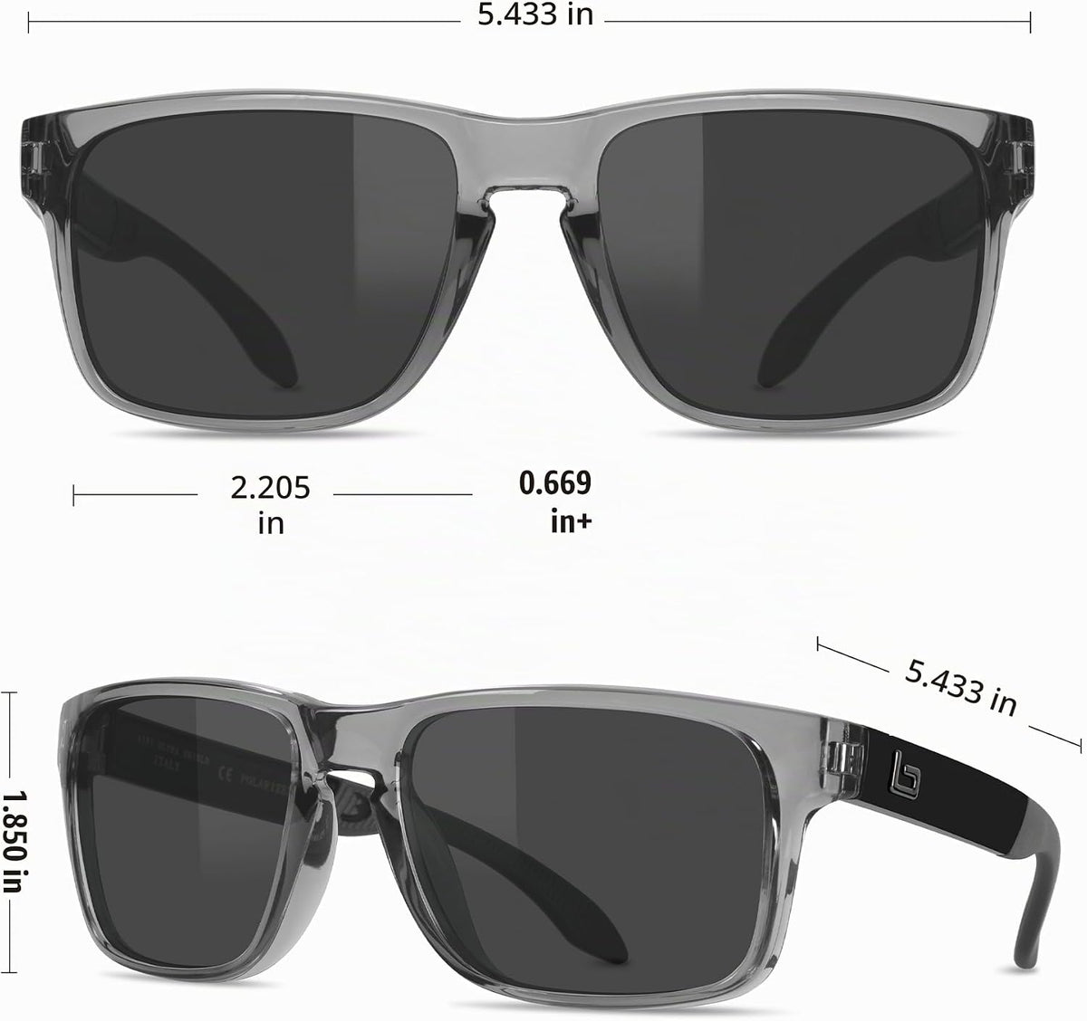 BNUS Corning Gafas de sol con lentes de vidrio para hombres y mujer...