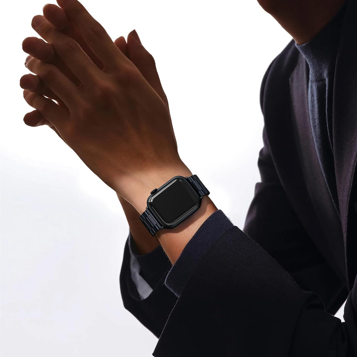 EPULY - Correa de metal compatible con correas de Apple Watch para...