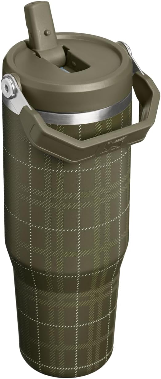 STANLEY IceFlow 2.0 - Vaso con pajita, 30 onzas, diseño de turba a...