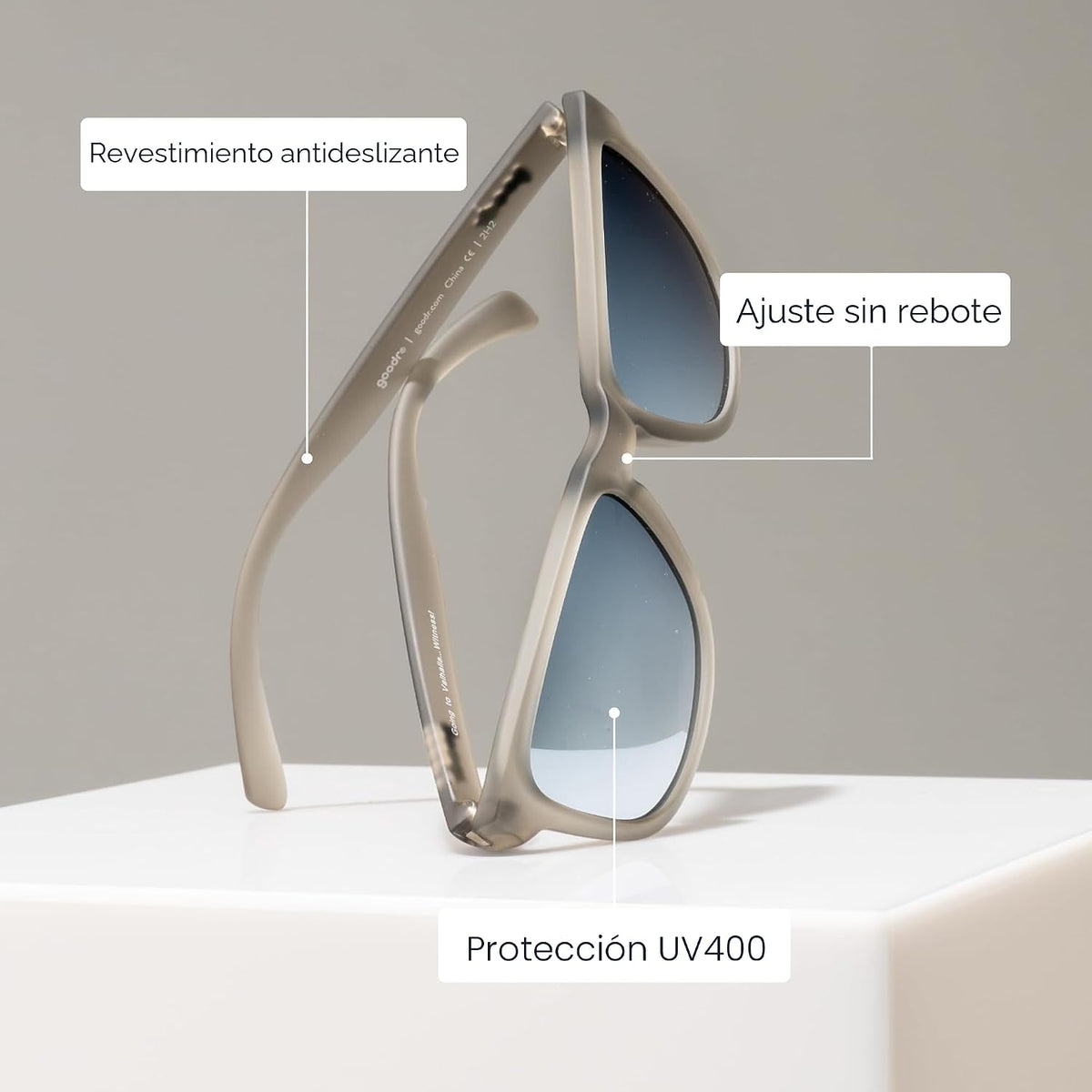 Goodr OG Gafas de sol polarizadas para mujeres y hombres | Ajuste m...