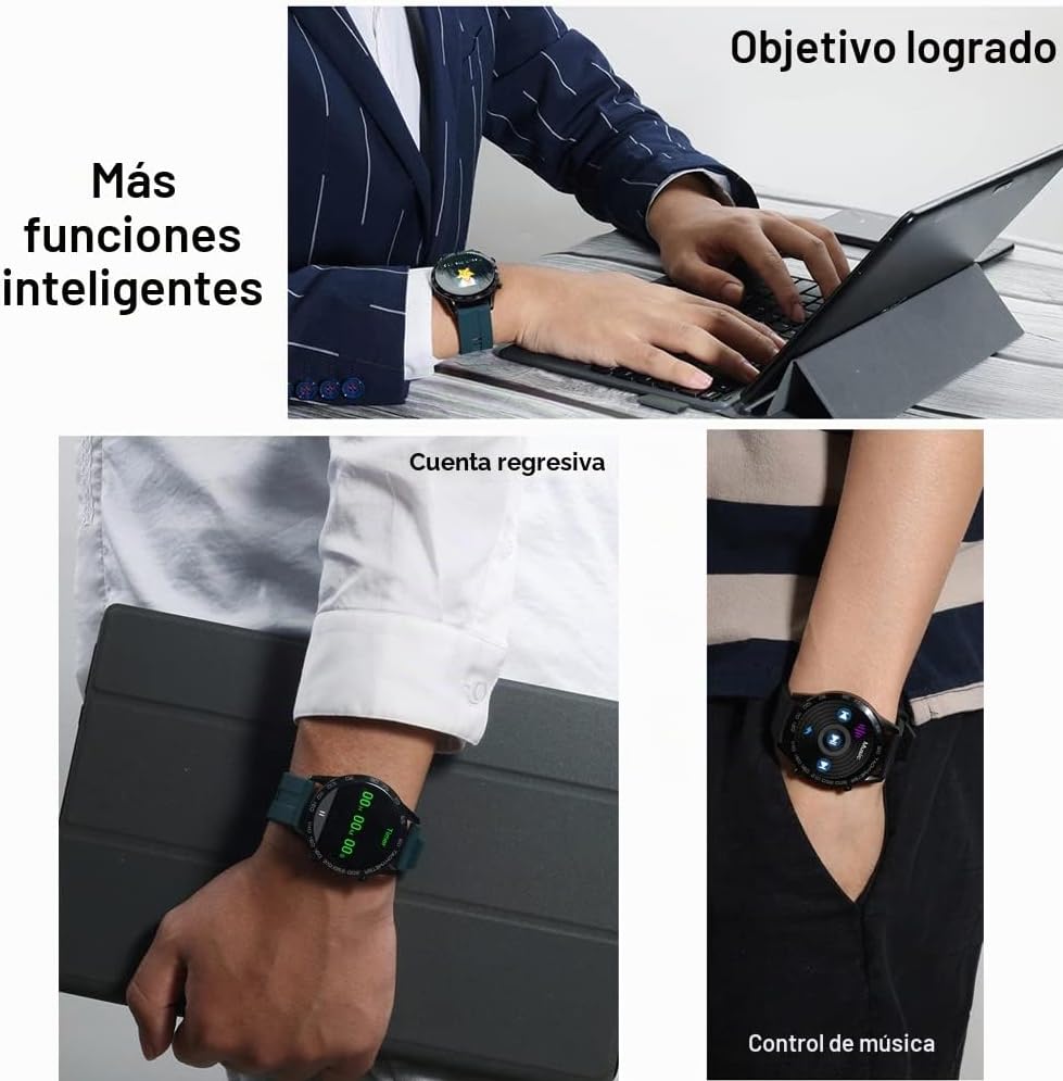 FILIEKEU Reloj inteligente para hombre para Android iOS, llamadas B...