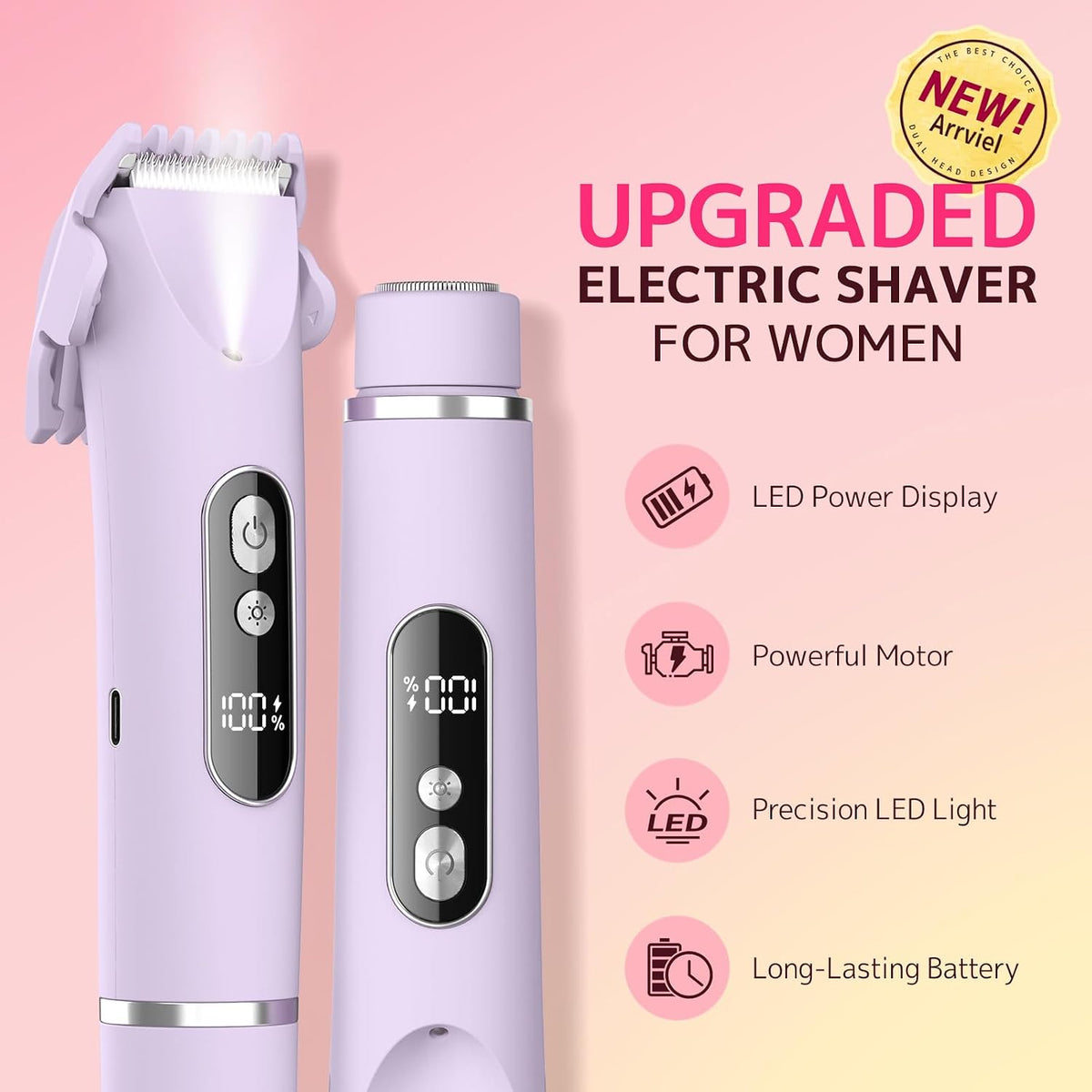 CoolHair Recortadora de bikini para mujer, maquinilla de afeitar el...
