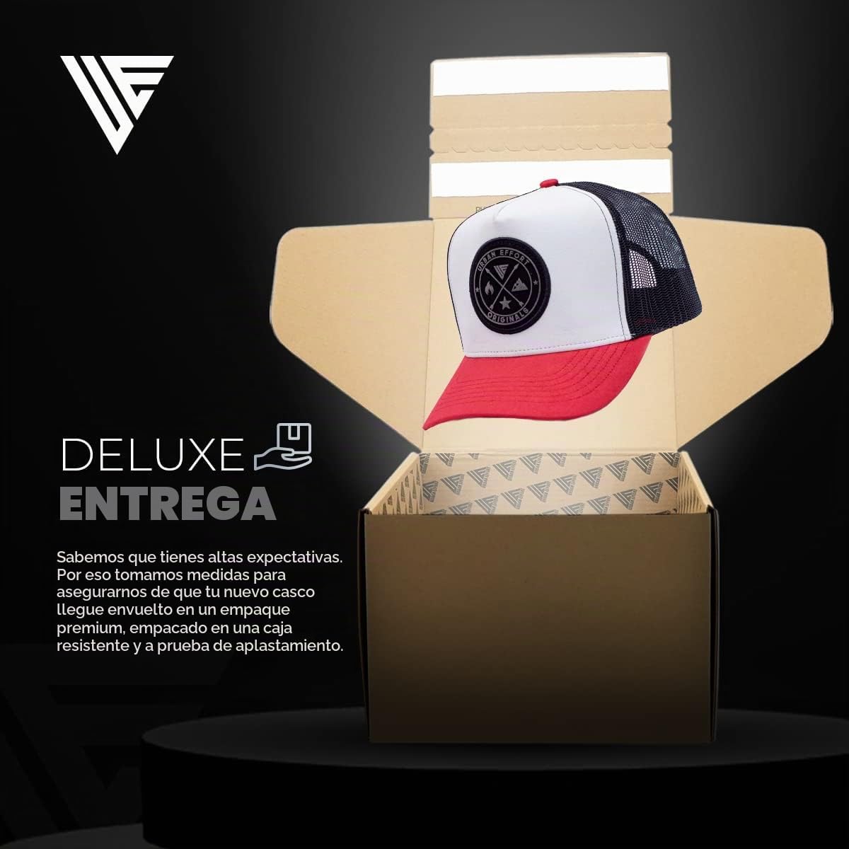 Urban Effort Trucker Hat para hombre – Gorra de béisbol con parte t...