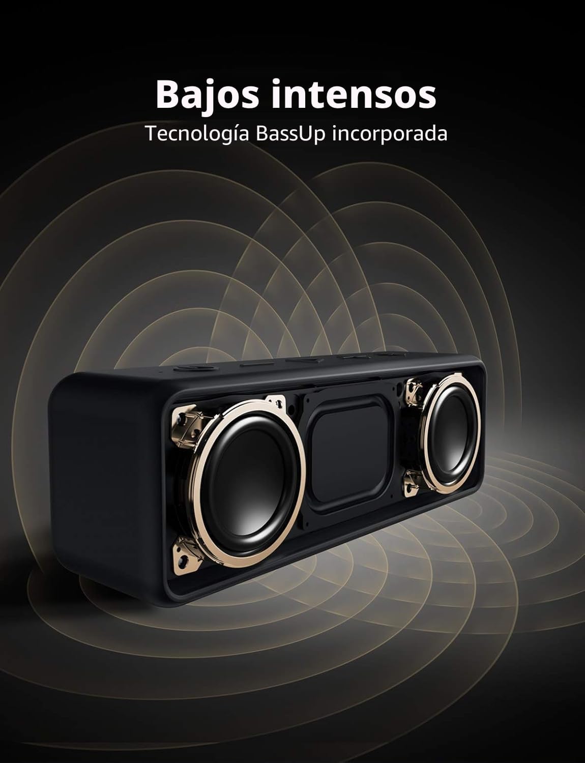 Anker Soundcore 2 Altavoz Bluetooth portátil, 24 horas de reproducc...