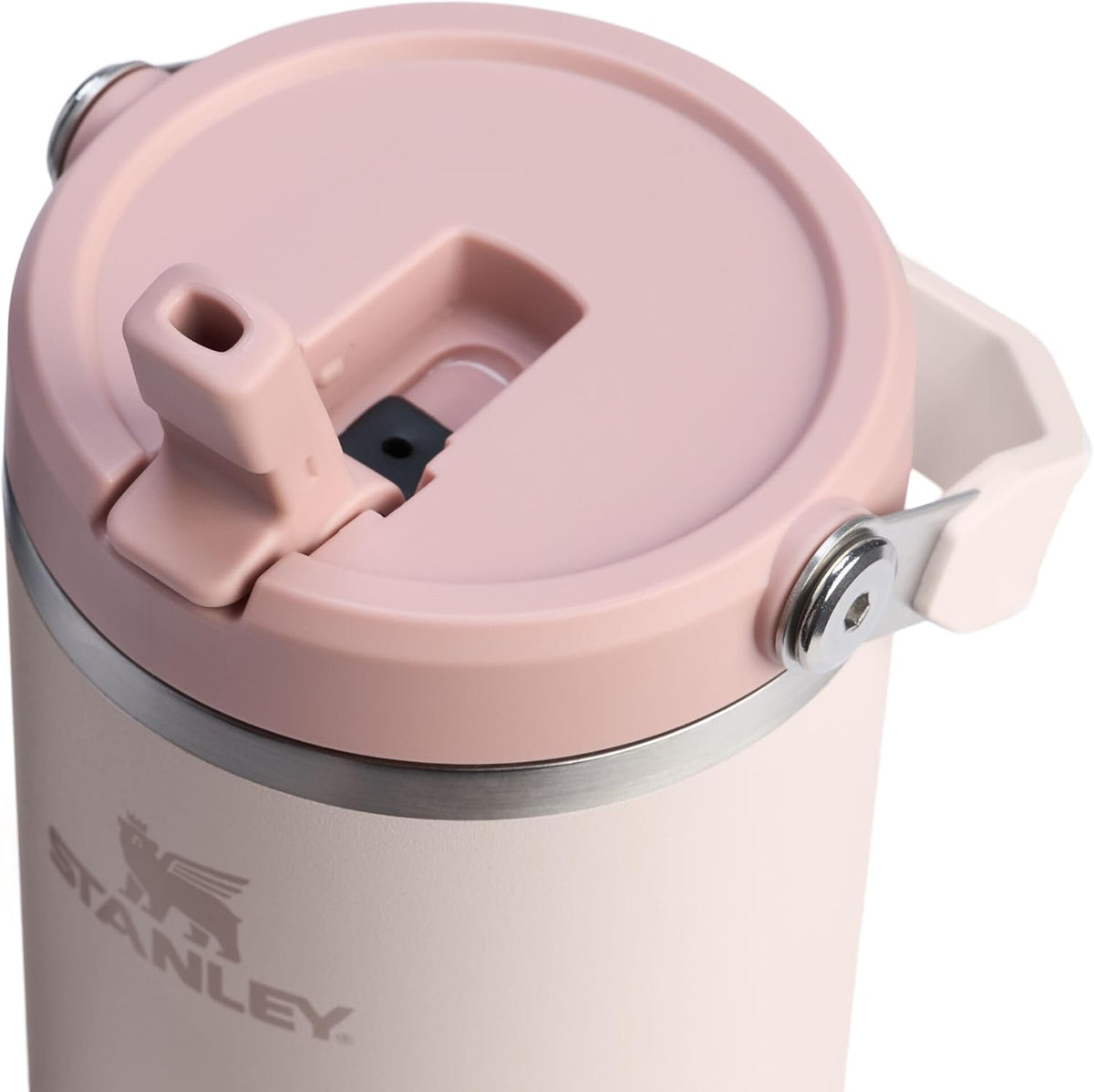 STANLEY IceFlow 2.0 - Vaso con pajita, 40 onzas, cuarzo rosa | Asa...