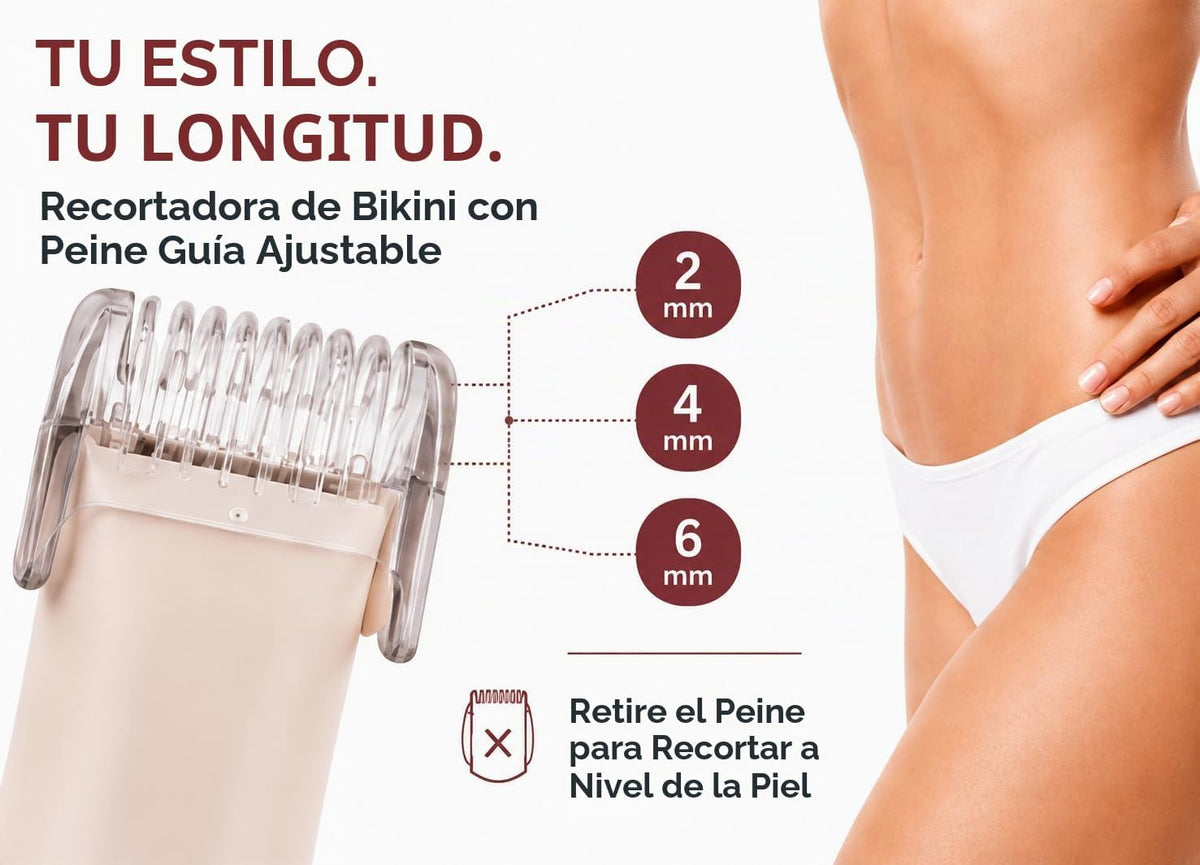 Remington Kit de cuerpo y bikini suave y sedoso, recortadora y afei...