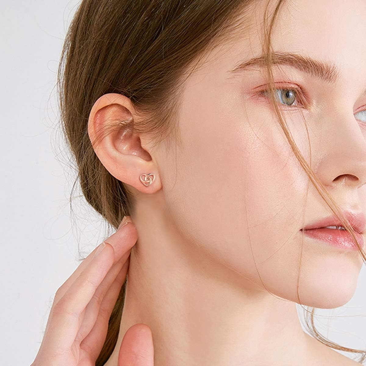 ChicSilver Pendientes celtas para mujer de plata de ley hipoalergén...