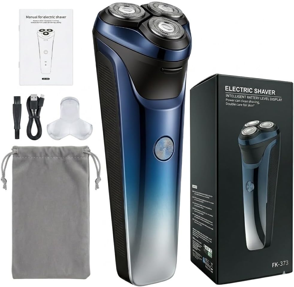 Ordele Maquinilla de afeitar eléctrica para hombres, afeitadora elé...