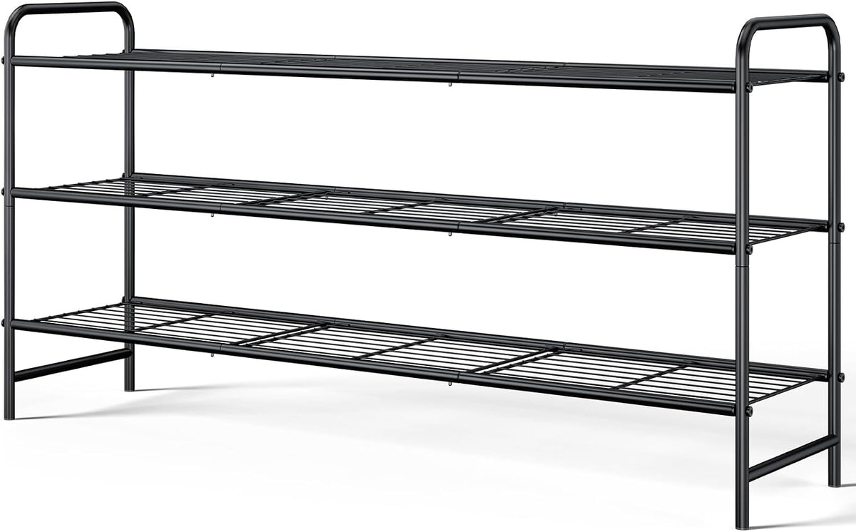 Kitsure Organizador de zapatos de acero inoxidable, 37.3" de ancho...