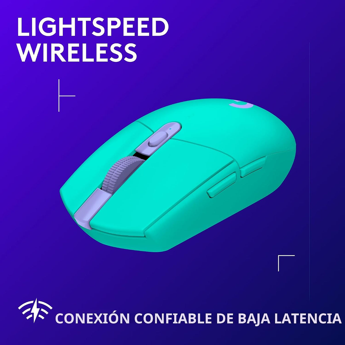 Logitech G Ratón inalámbrico para juegos 305 Lightspeed - Menta | 1...
