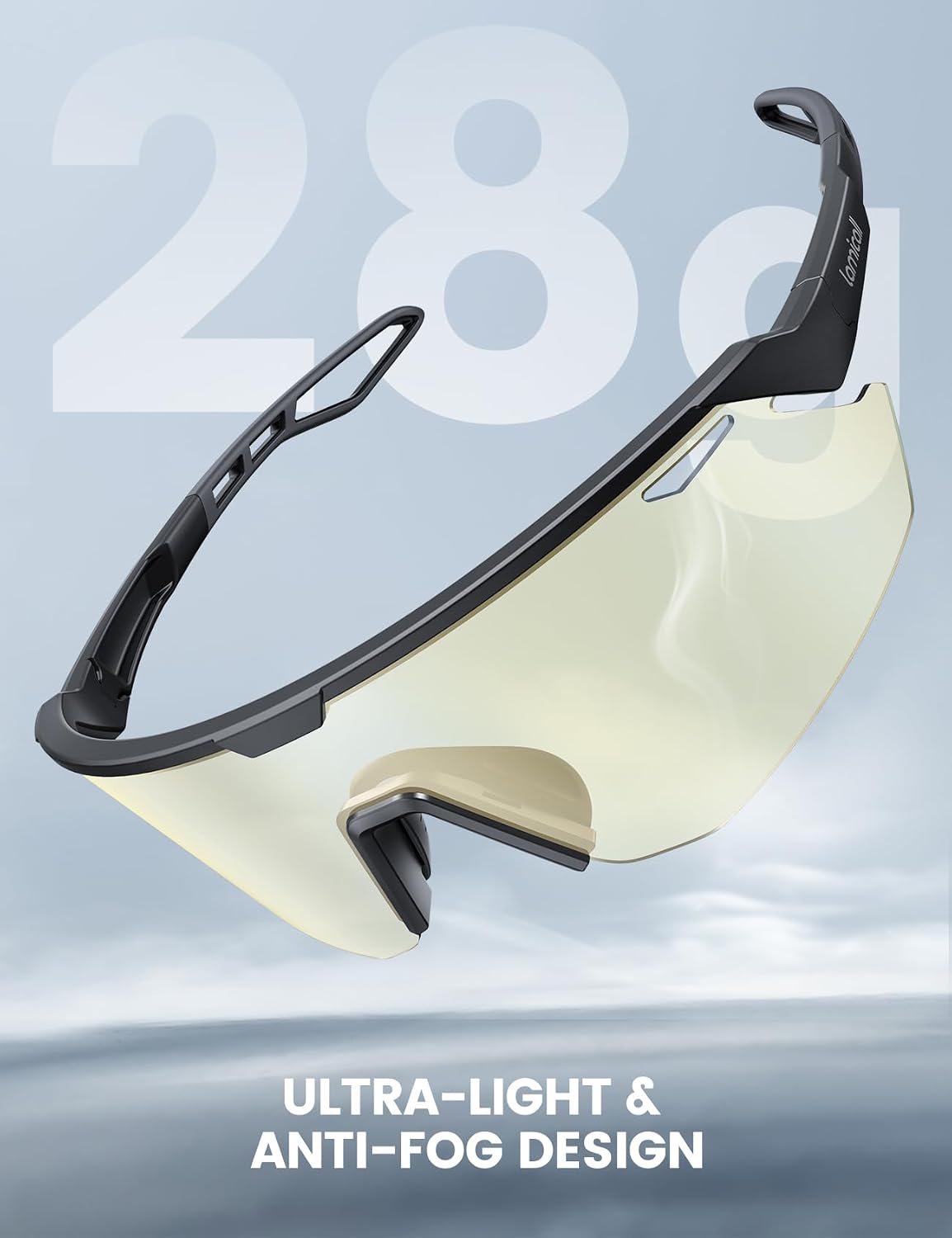 Lamicall Gafas de sol deportivas polarizadas de 0.85 oz para hombre...