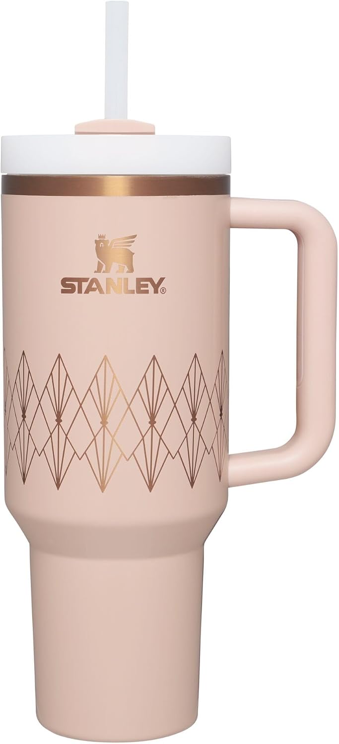 Stanley Quencher H2.O FlowState™ - Vaso de 40 onzas, color rubor br...