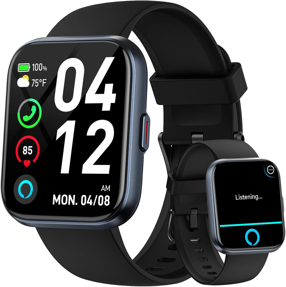 Relojes inteligentes para hombre, Android y iPhone, 1.8 pulgadas HD...