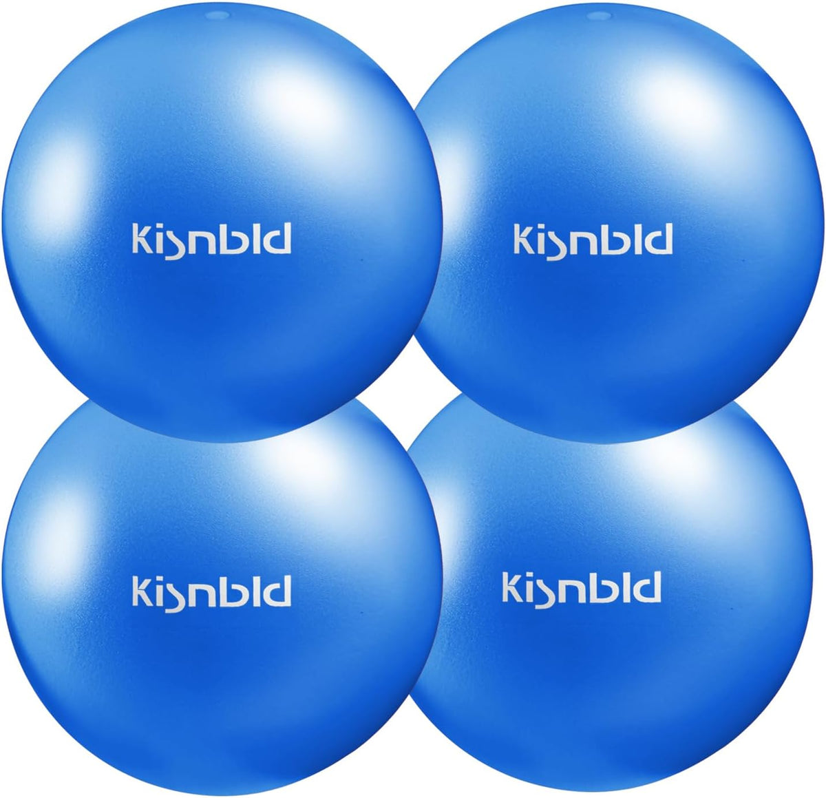 kisnbld Pequeña pelota de ejercicio, mini pelota de pilates de 9 pu...