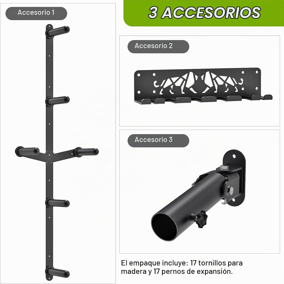 Kipika Estante de Almacenamiento para Discos de Peso - Soporte para...