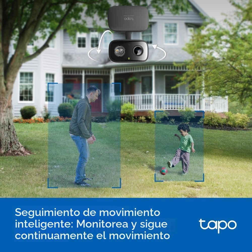 Cámara de seguridad con cable Tapo 2K para interiores/exteriores pa...