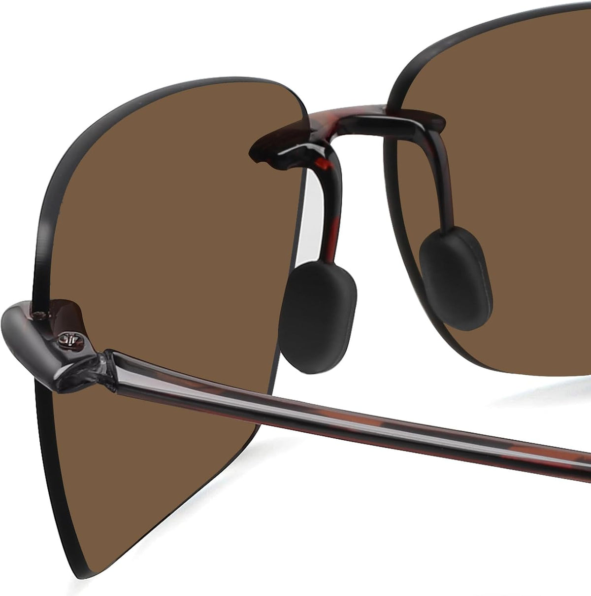 JULI Gafas de sol deportivas para hombres y mujeres, marco Tr90 sin...