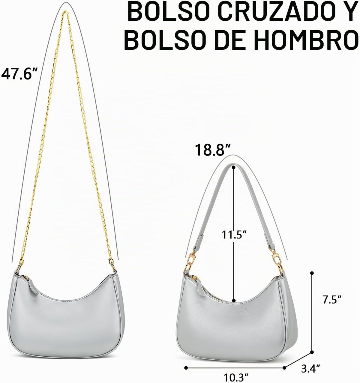 KKXIU Bolso de hombro para mujer, lindos bolsos y bolsos hobo | Bol...