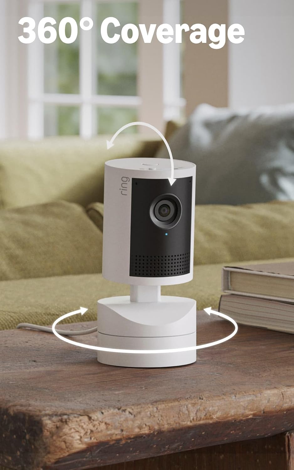 Cámara para interiores con movimiento 2K Ring con enchufe (último m...