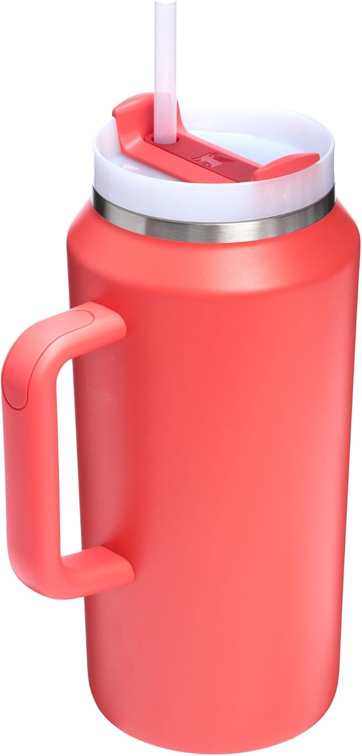 Vaso Stanley Quencher H2.0 con asa y pajita 64 oz | Tapa de estado...