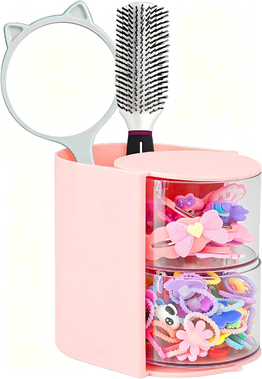 Luscinia Organizador de accesorios para el cabello con soporte para...
