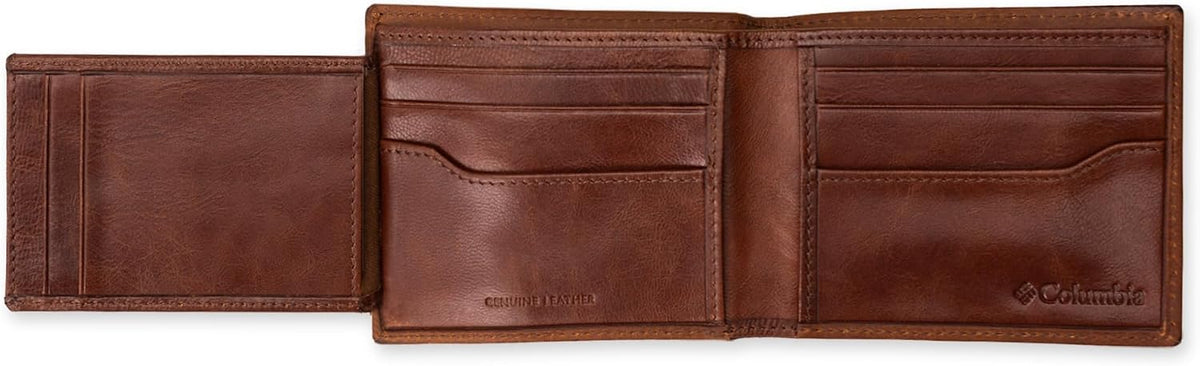 Columbia Billetera plegable delgada RFID para hombre con ventana de...