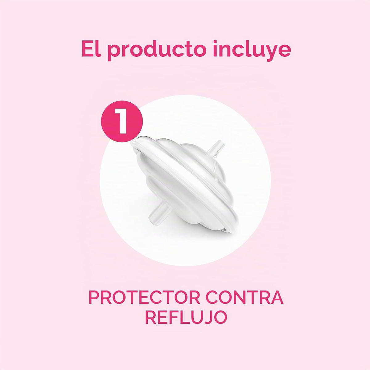 Pieza de Repuesto Protector de Reflujo para Extractor de Leche Mate...