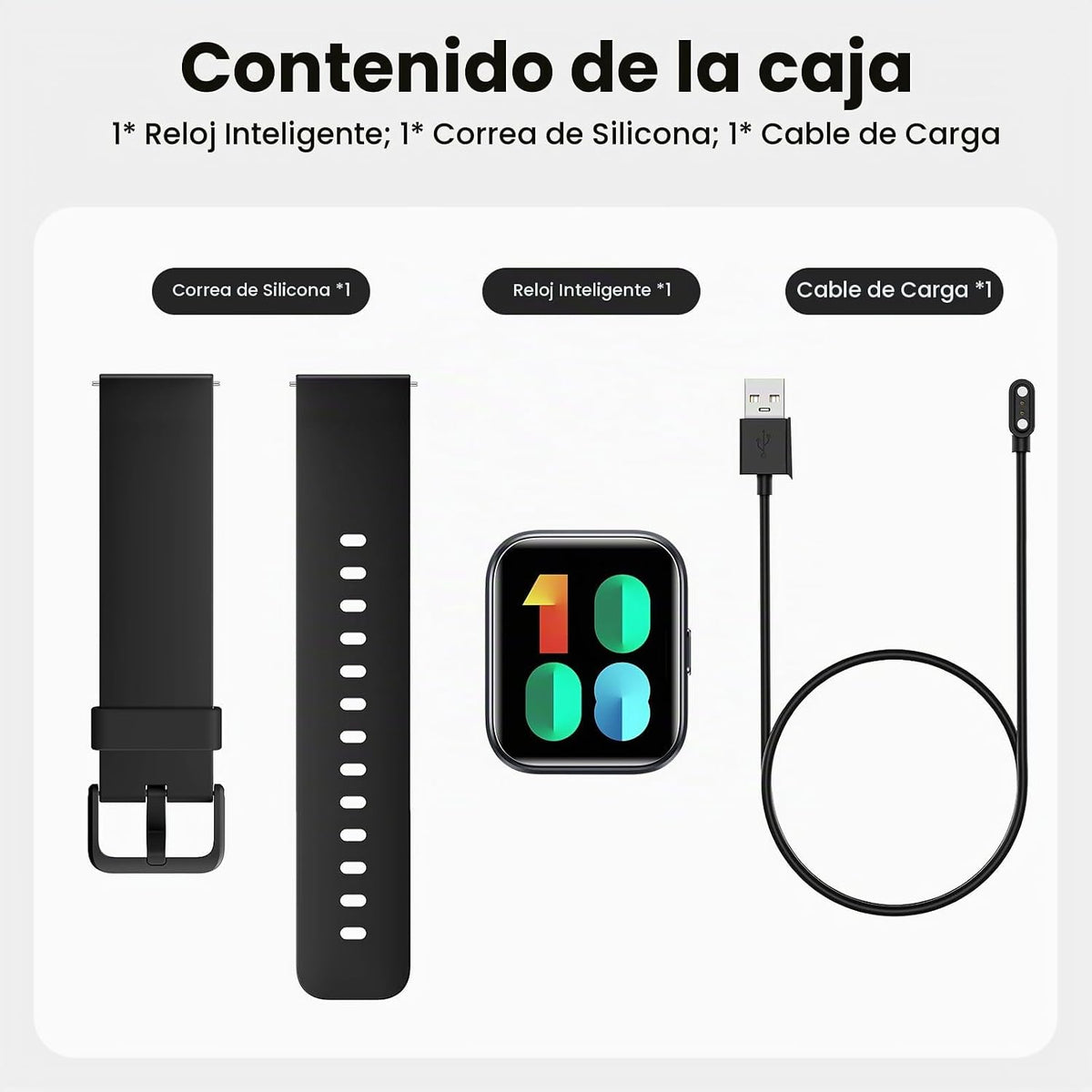 Relojes inteligentes para hombre, Android y iPhone, 1.8 pulgadas HD...
