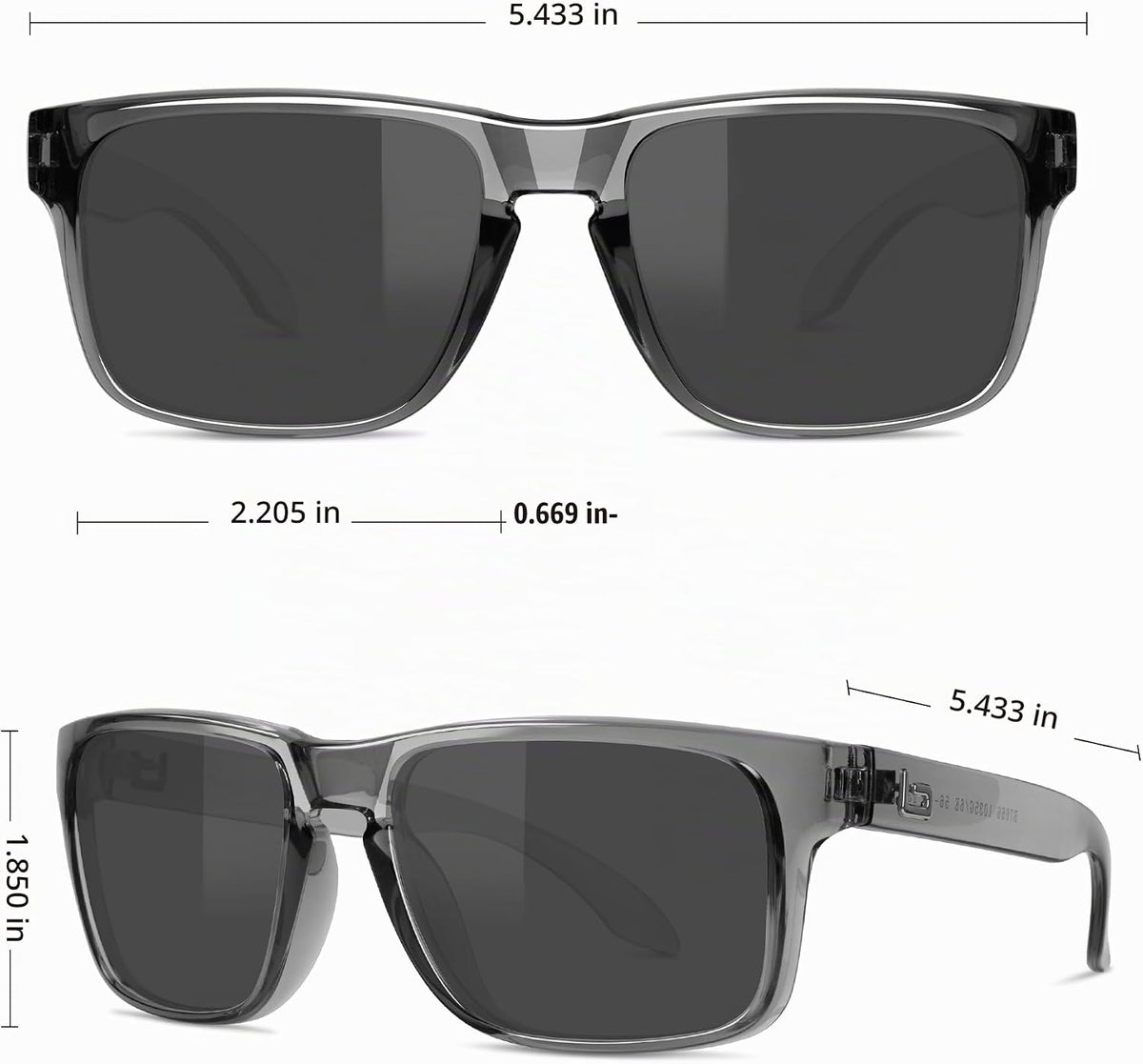 BNUS Corning Gafas de sol con lentes de vidrio para hombres y mujer...