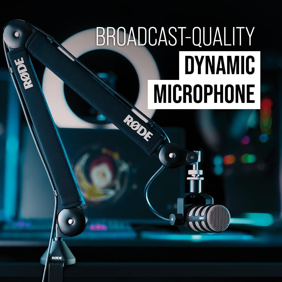 RØDE PodMic - Micrófono cardioide de transmisión dinámica, XLR | Fi...