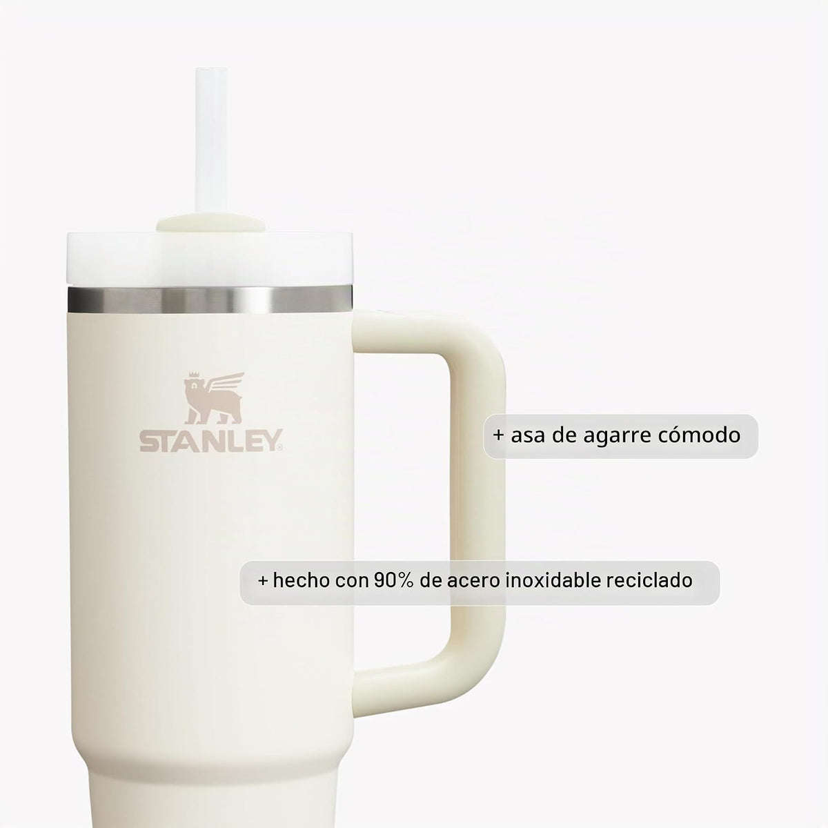 STANLEY Quencher H2.0 - Vaso con asa y pajilla, tapa de 3 posicione...