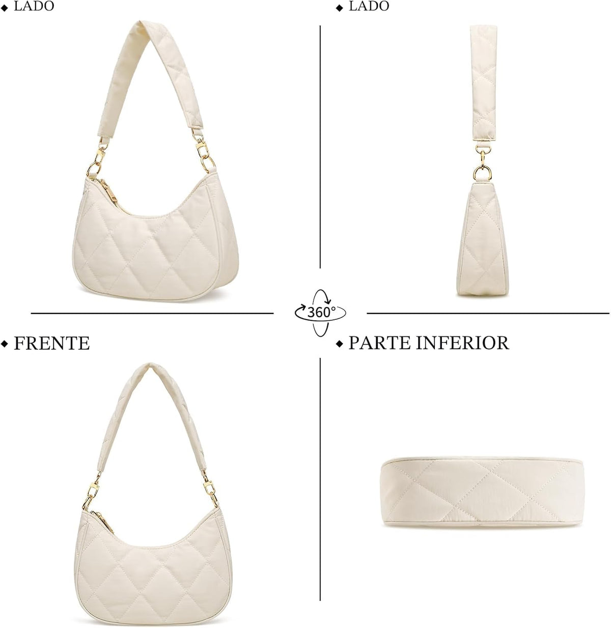 KKXIU Bolso de hombro para mujer, lindos bolsos y bolsos hobo | Bol...