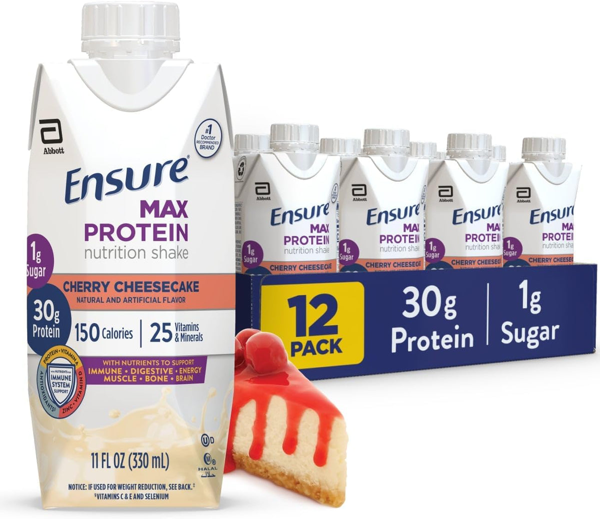 Ensure Max Protein Nutrition Batido, con 0.03 onzas de proteína, 0....
