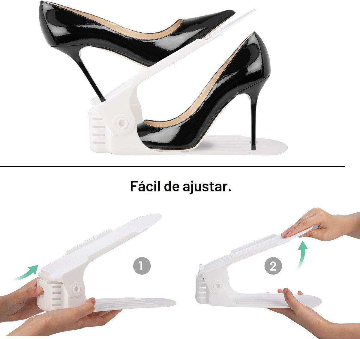 Neprock Organizador de zapatos para armario, estante para zapatos o...