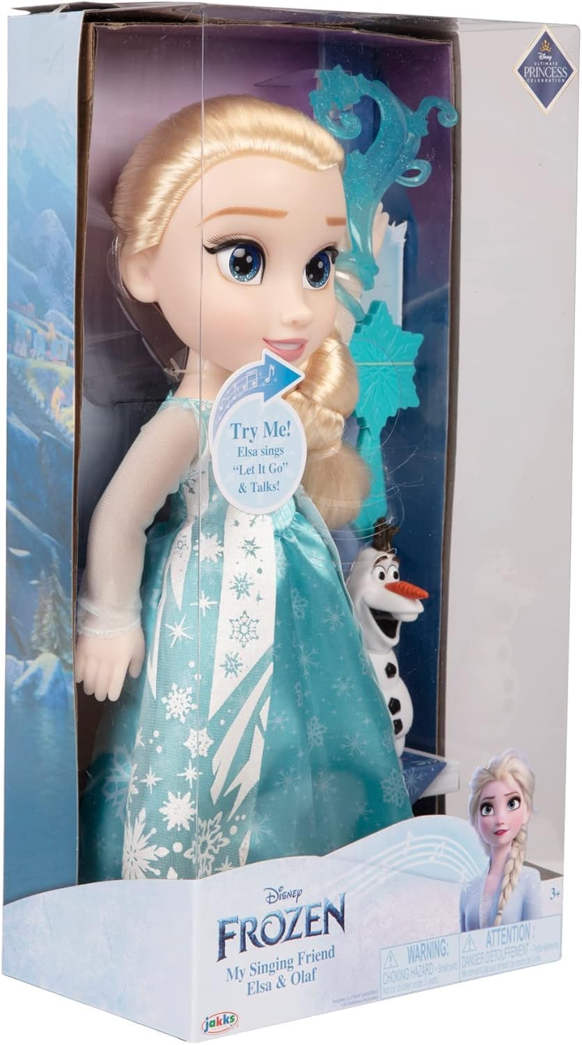 JAKKS Pacific Elsa Doll Classic Mi amiga cantante Elsa Doll y Olaf...