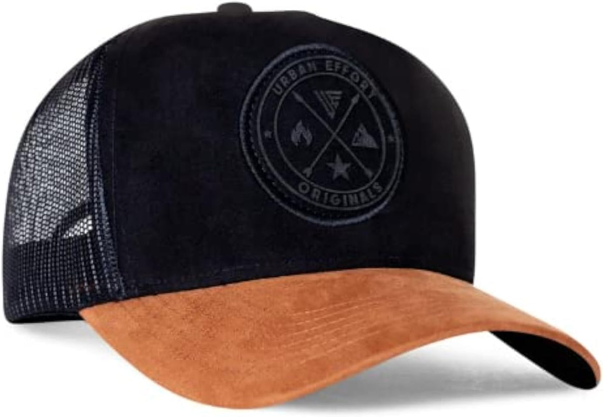 Urban Effort Trucker Hat para hombre – Gorra de béisbol con parte t...