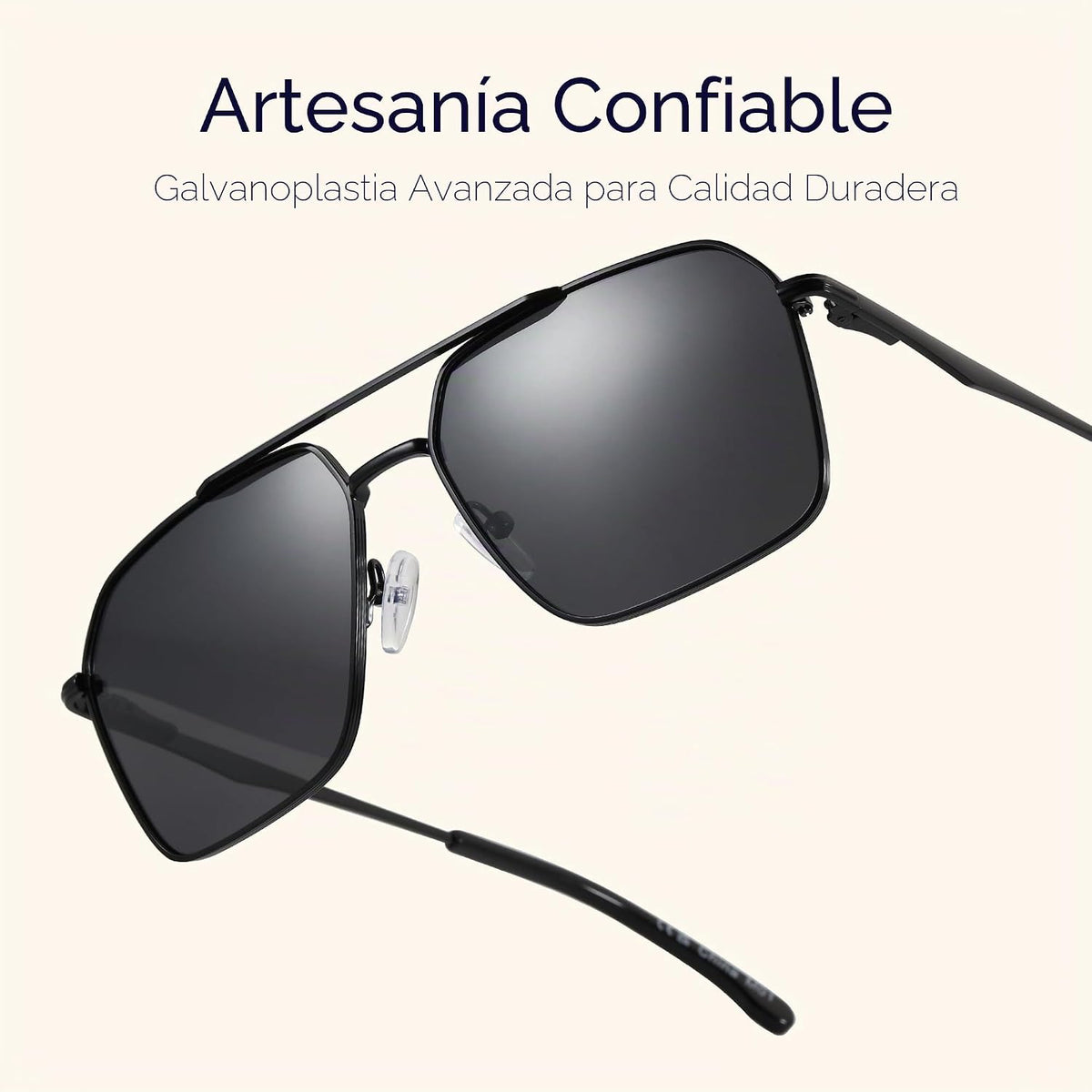 ZENOTTIC Gafas de sol polarizadas de aviador para hombre: protecció...
