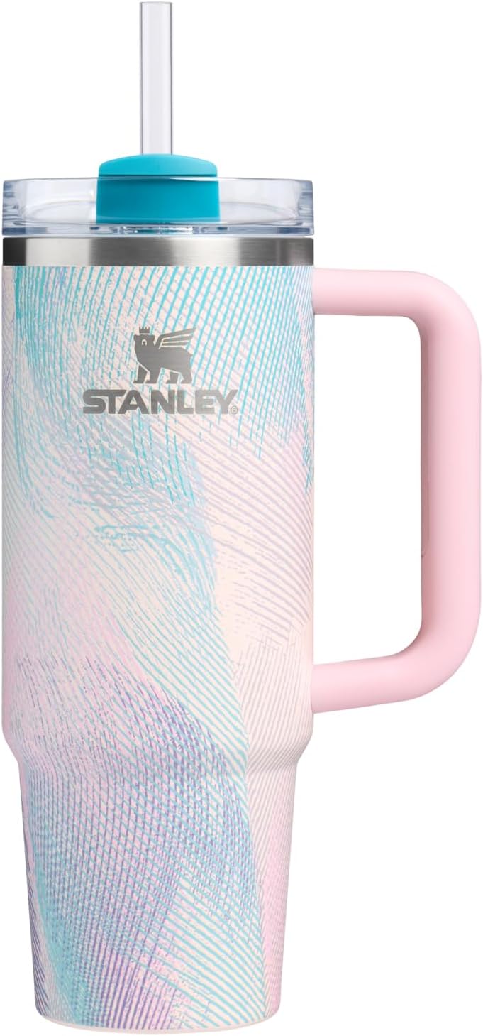 Vaso STANLEY Quencher H2.0 Flow State, 30 oz, penacho de vidrio mar...