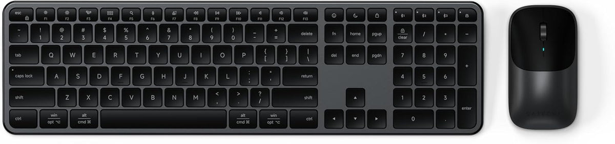 Satechi Slim CEX3 Combo de teclado y mouse inalámbricos, Bluetooth,...