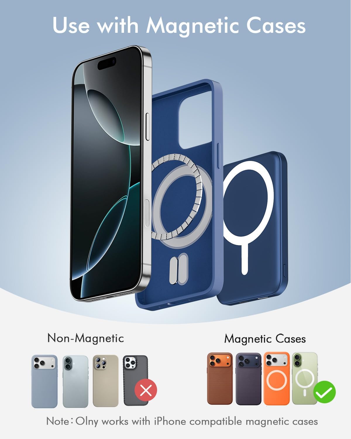 podoru para MagSafe Power Bank 5000mAh, cargador portátil magnético...