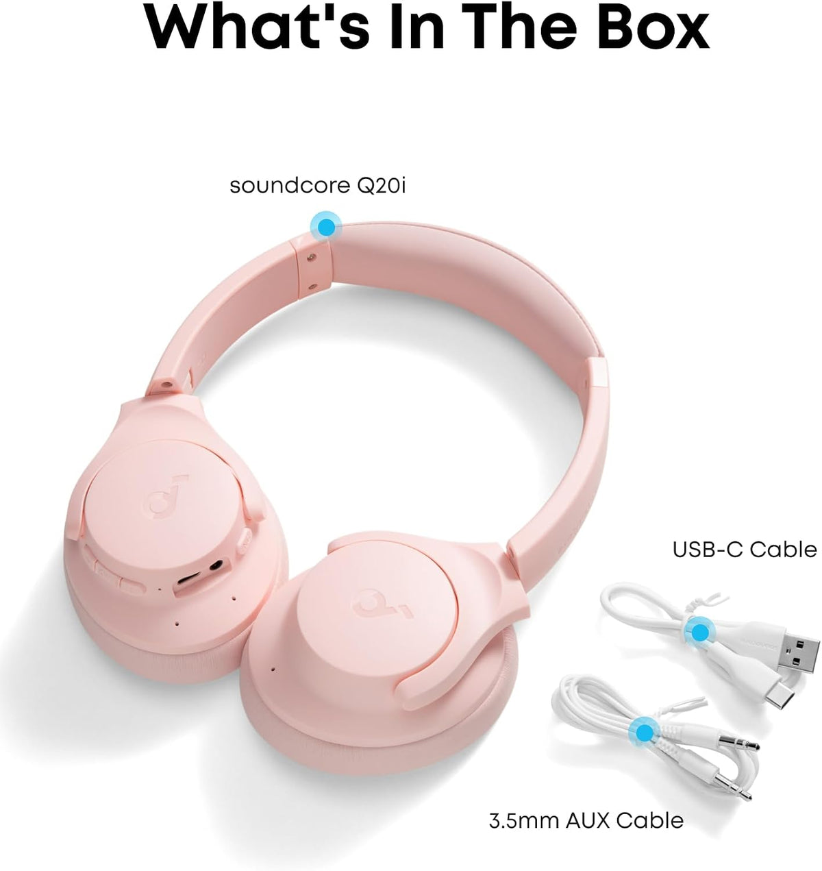 Soundcore by Anker Q20i Auriculares híbridos con cancelación activa...