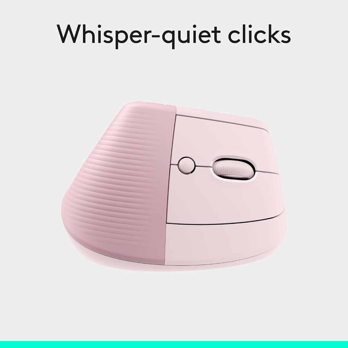 Ratón inalámbrico ergonómico vertical Logitech Lift - Rosa | Conéct...