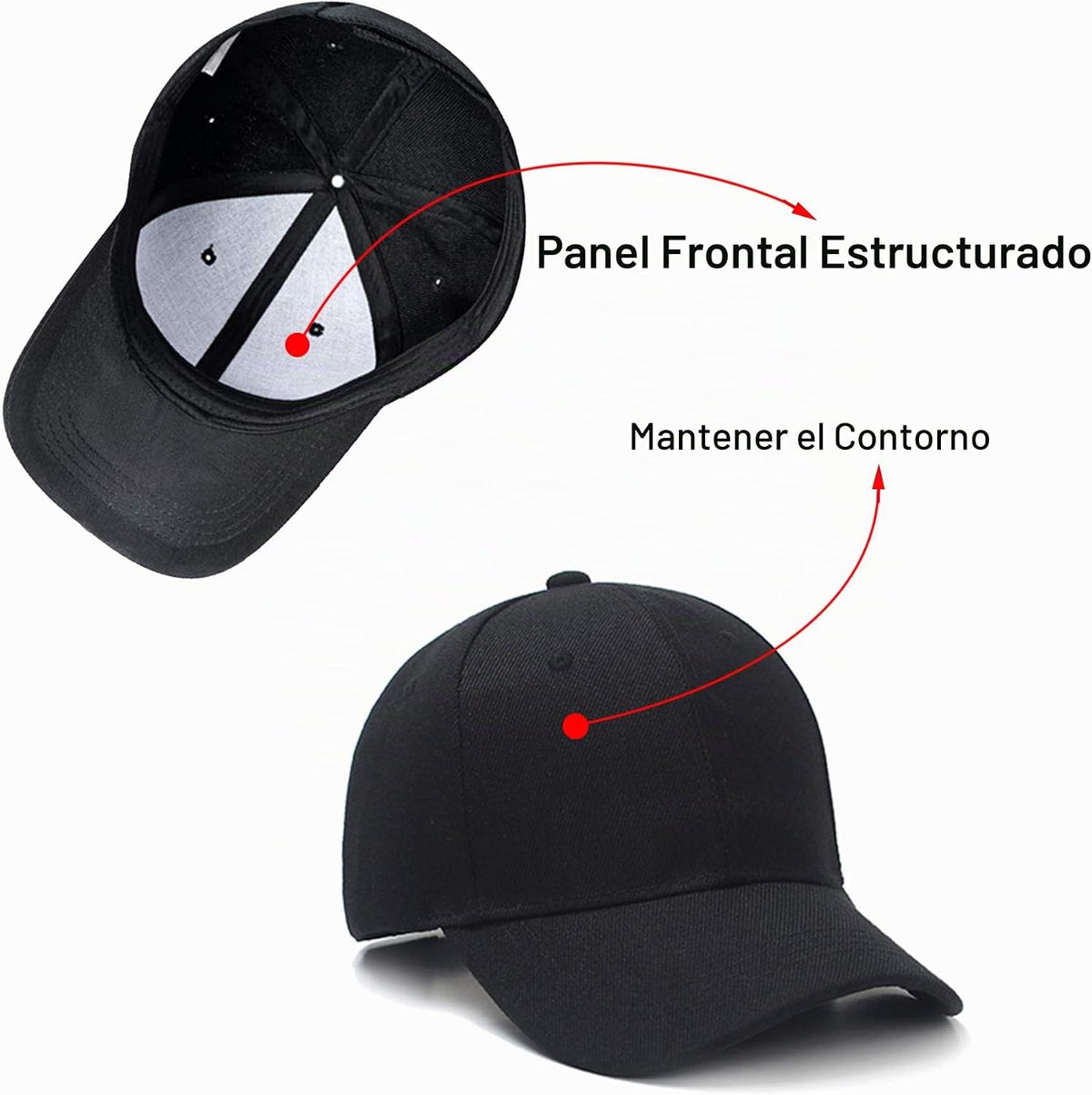 PFFY 2 paquetes de gorra de béisbol Golf Dad Hat para hombres y muj...